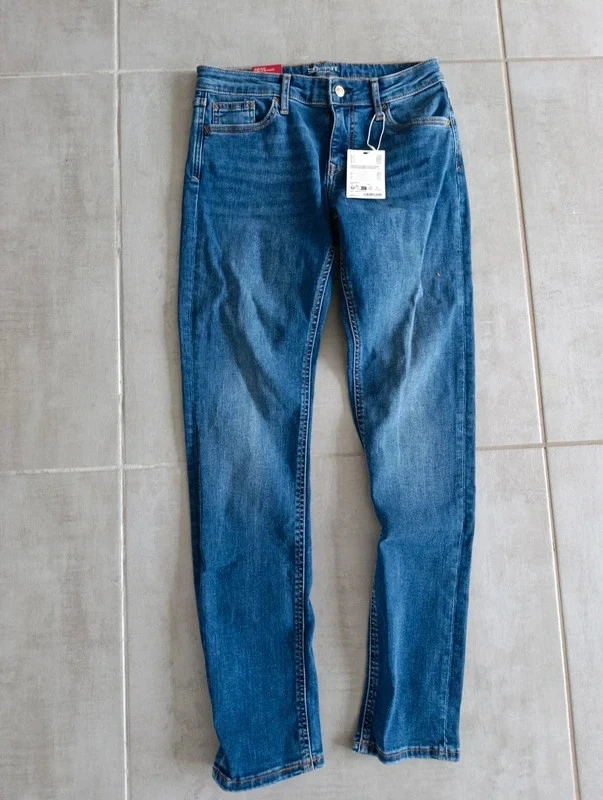 Jean Esprit New York Slim Fit Mid Rise W28/L32 Blauw Denim Stretch Nieuw met label – photo 2